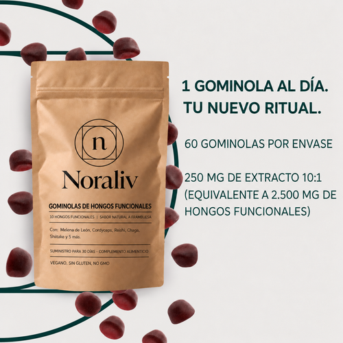 Gomitas de Hongos Funcionales Noraliv