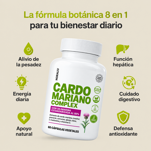 Cardo Mariano Complex con Silimarina – Noraliv