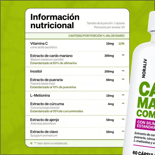 Cardo Mariano Complex con Silimarina – Noraliv